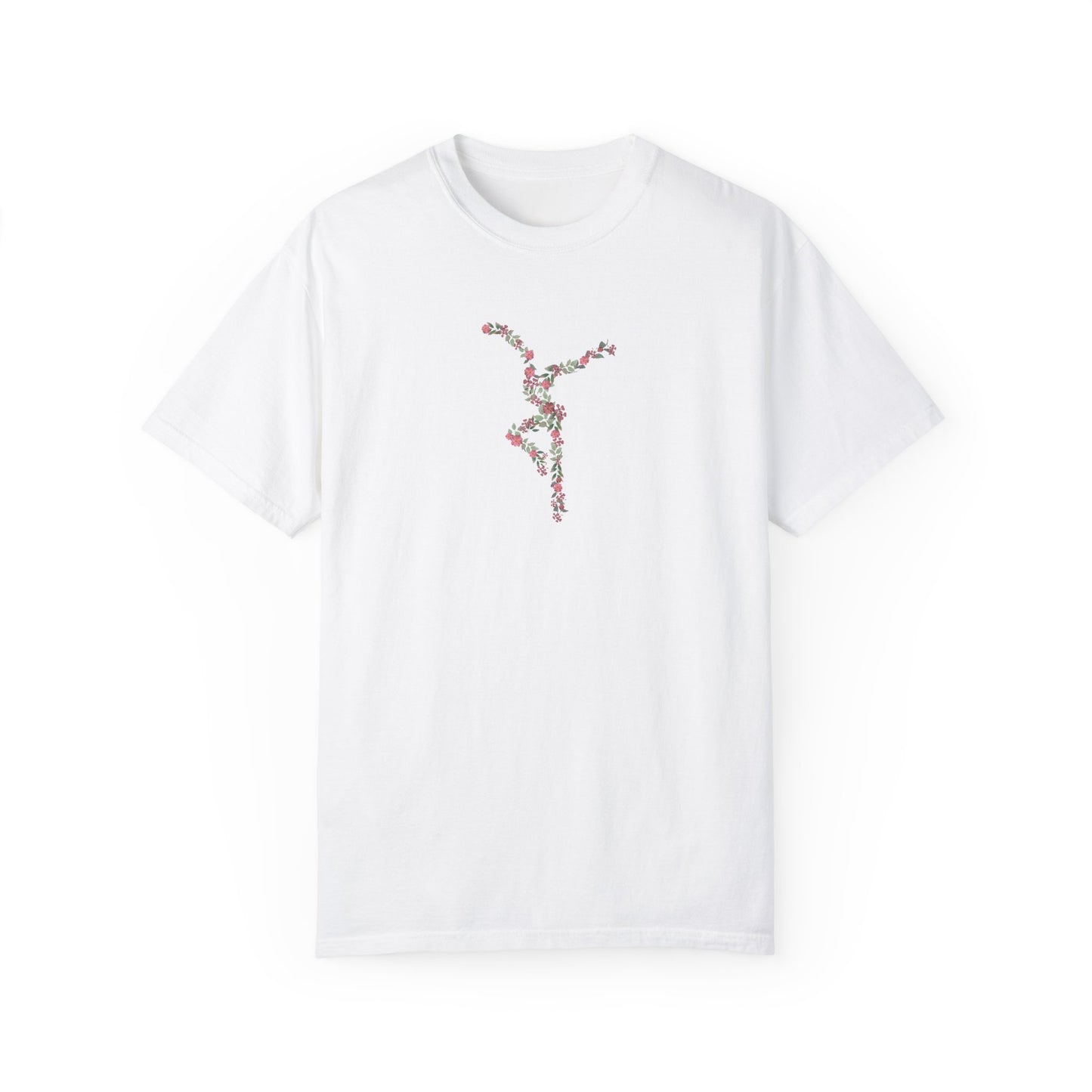 Unisex Garment-Dyed T-shirt - dmb - flower dancer - pinks/greens