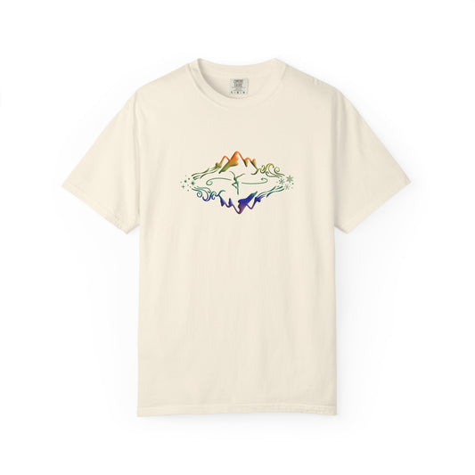Unisex Garment-Dyed T-Shirt with Colorful DMB *Funny the way it is* Design – dmb - Casual Wear for Everyday Comfort - *runs slightly small - I suggest ordering  1 size up