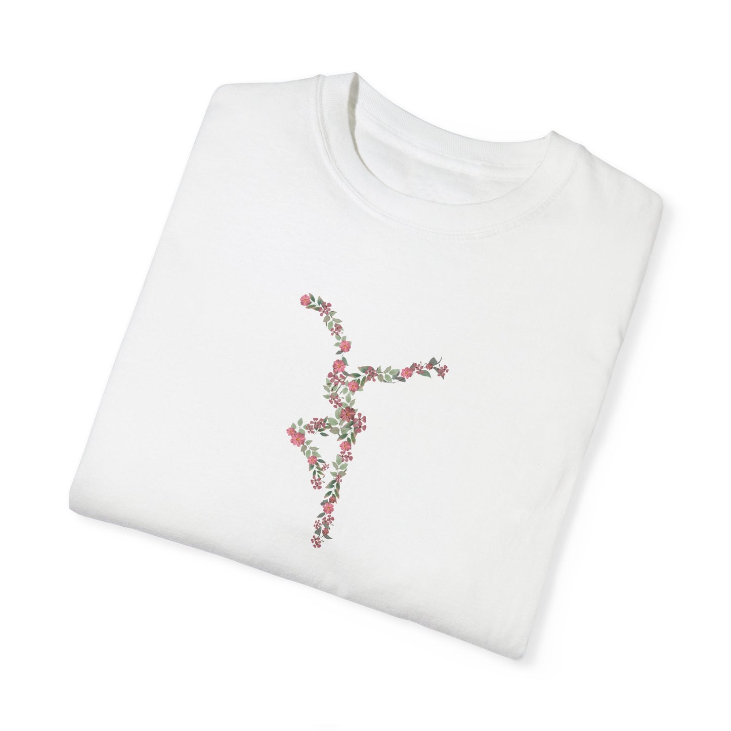 Unisex Garment-Dyed T-shirt - dmb - flower dancer - pinks/greens