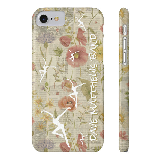 Slim Phone Case - iPhone - dmb - design4 - pastel/paper/flowers