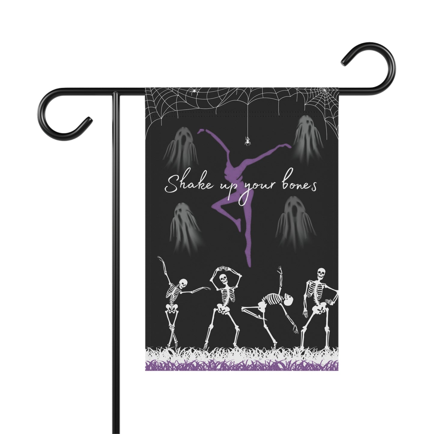 home/garden flag - indoor/outdoor - banner - DMB - pig - shake up your bones - 12"x18" - *POLE NOT INCLUDED