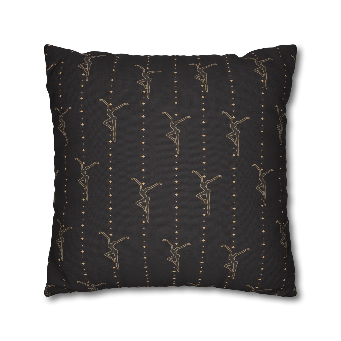 Square Pillow Case - *pillow not included - dmb - black gold - celebrate we will