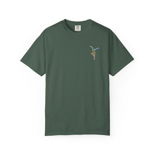 Unisex Garment-Dyed T-Shirt with Colorful DMB BOWA Design – dmb - Casual Wear for Everyday Comfort - *runs slightly small - I suggest ordering  1 size up