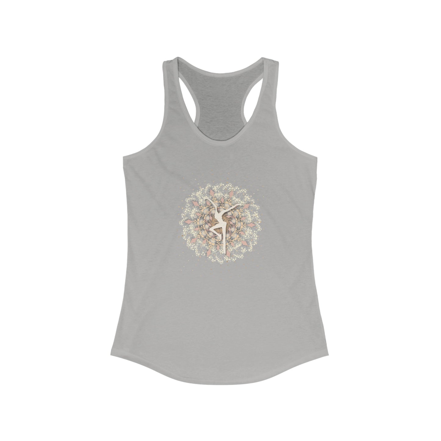 Women's Ideal Racerback Tank-- DMB inspired -- mandala design