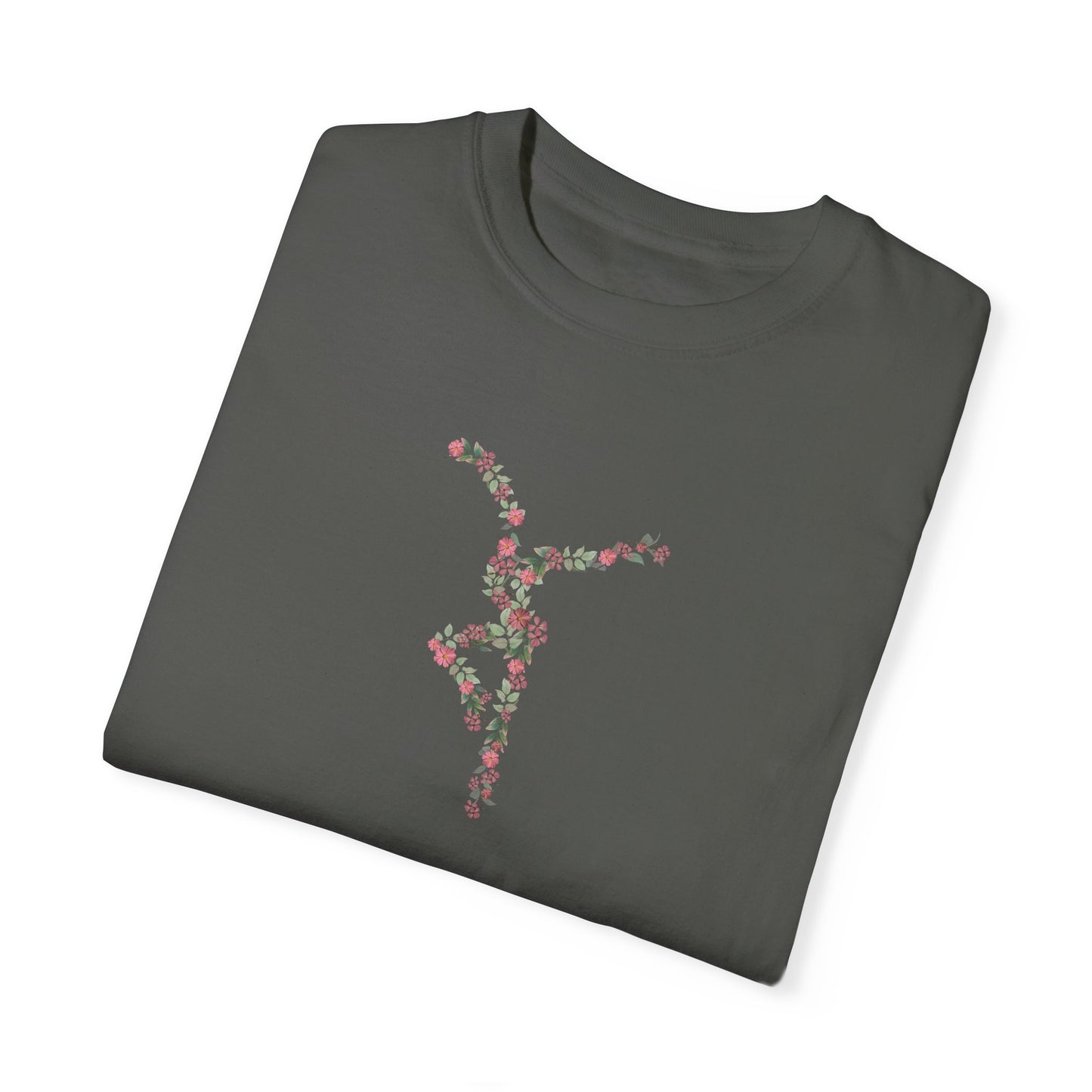 Unisex Garment-Dyed T-shirt - dmb - flower dancer - pinks/greens