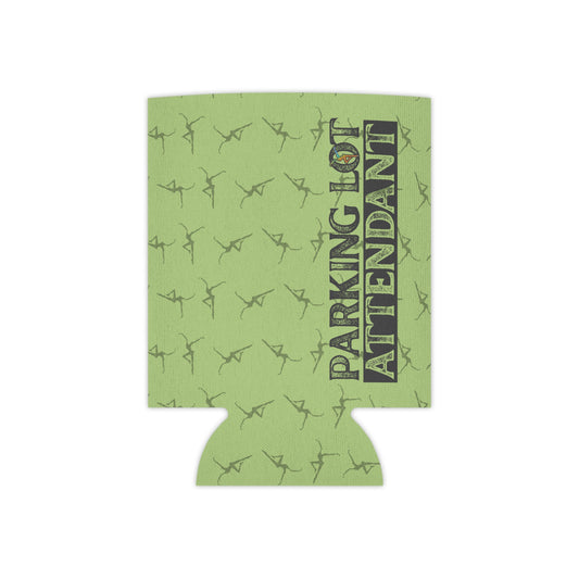 Can Cooler - dmb - Parking Lot Attendant - green - Fun Beverage Insulator for Outdoor Events
