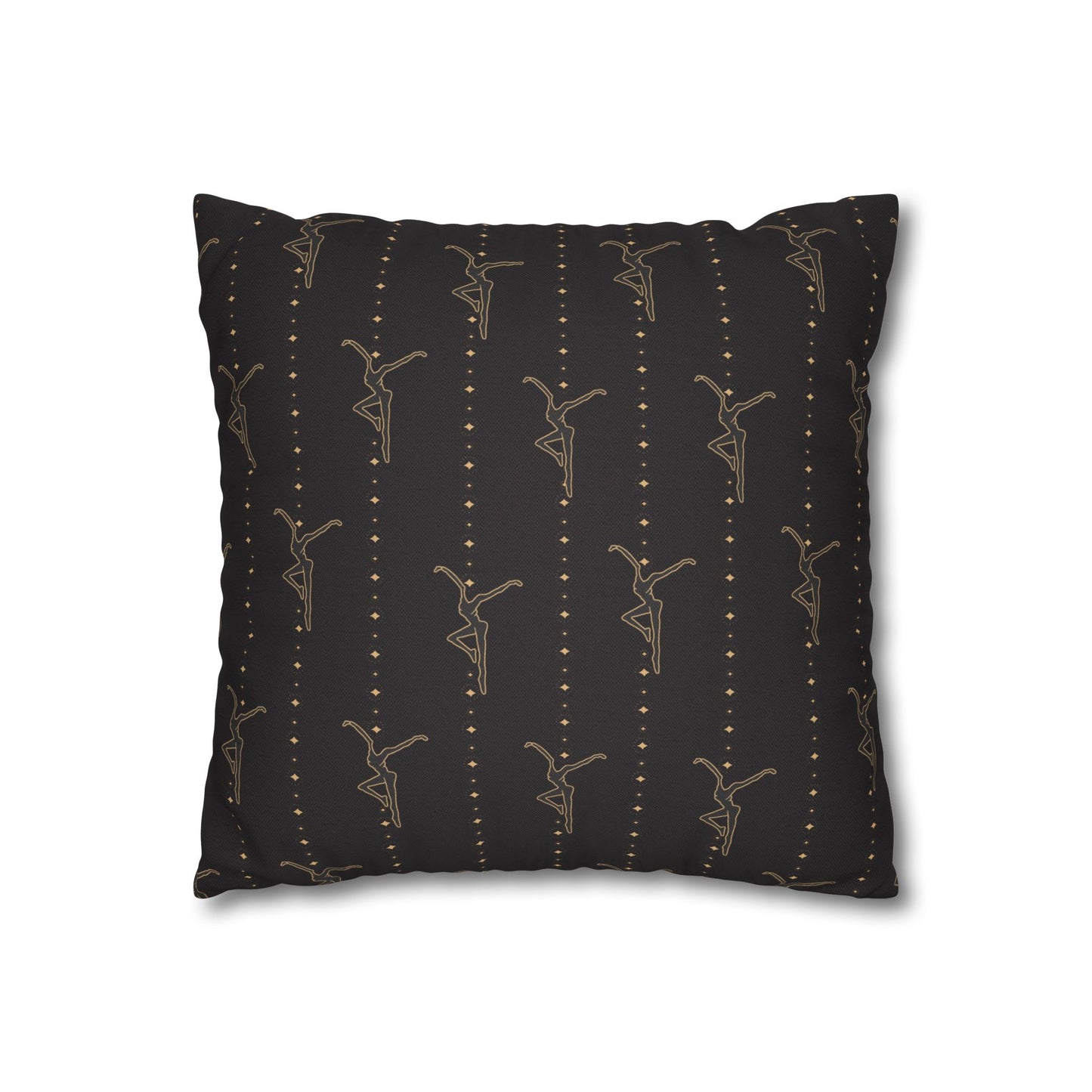 Square Pillow Case - *pillow not included - dmb - black gold - celebrate we will