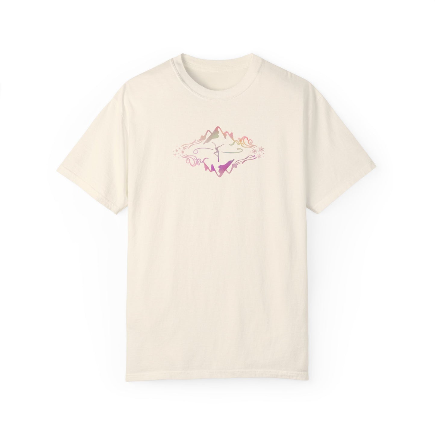 Unisex Garment-Dyed T-shirt - ComfortColors1717 - dmb - pink - watercolor MOWRS design