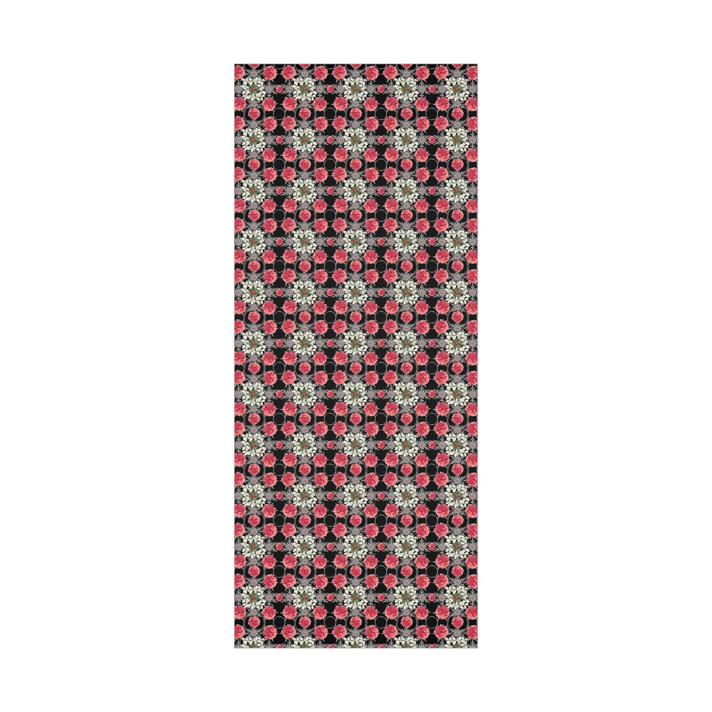 gift wrap -- wrapping paper -- january -- garnet -- snowdrop -- carnation