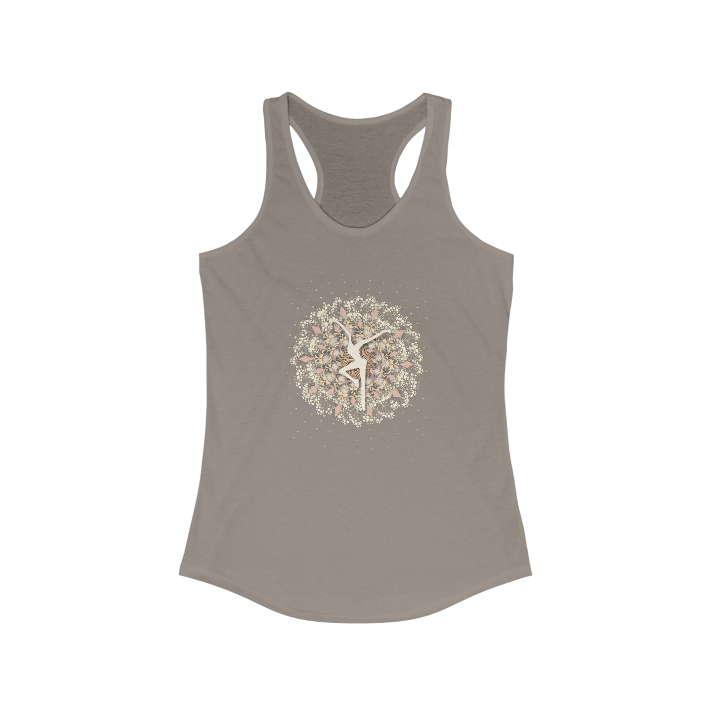 Women's Ideal Racerback Tank-- DMB inspired -- mandala design