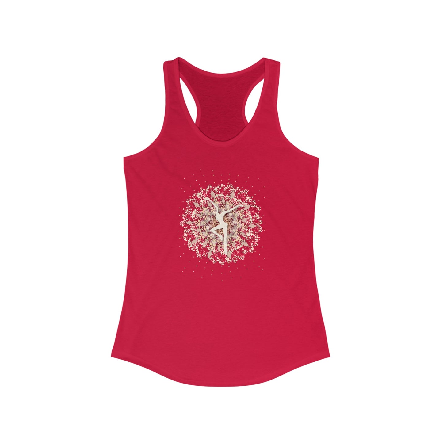 Women's Ideal Racerback Tank-- DMB inspired -- mandala design