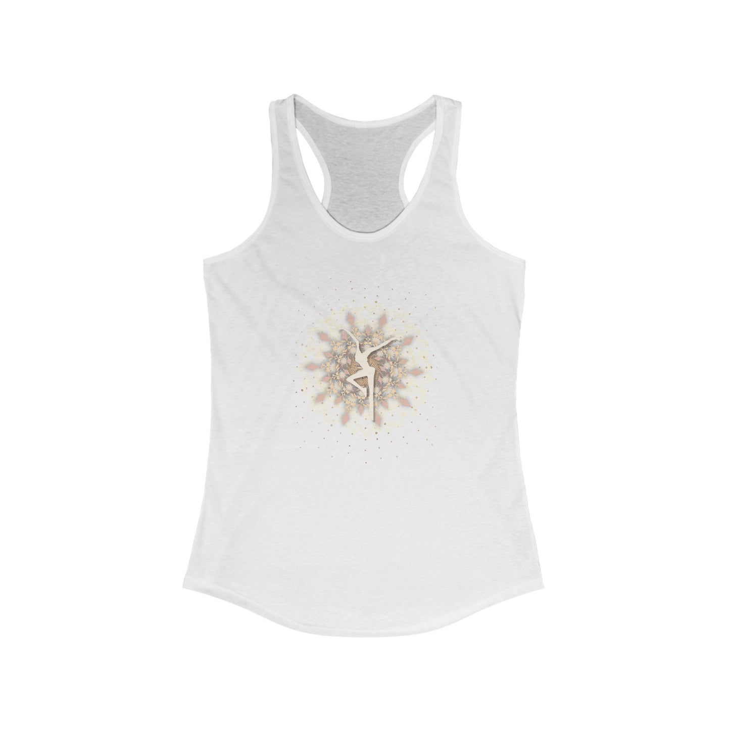 Women's Ideal Racerback Tank-- DMB inspired -- mandala design