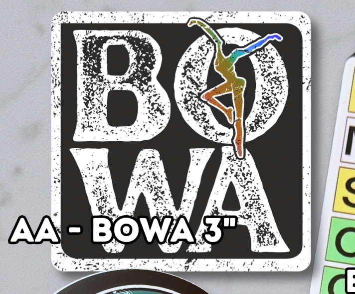 Assorted DMB Matte finish Waterproof Stickers - Sold separately