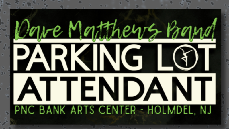 Assorted Venue Based - dmb - Parking Lot Attendant - Waterproof Stickers