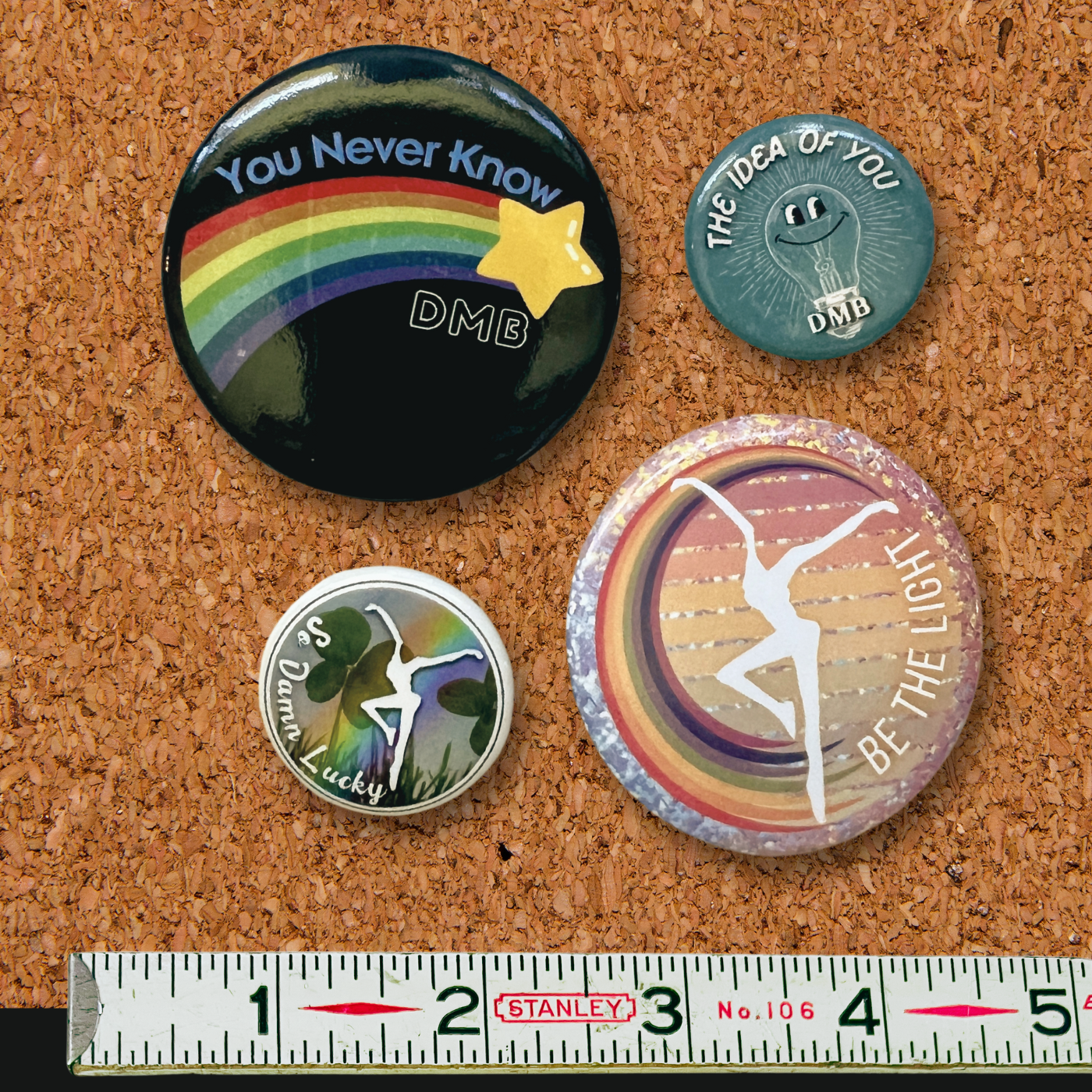 Pin-back buttons - dmb - dmb inspired